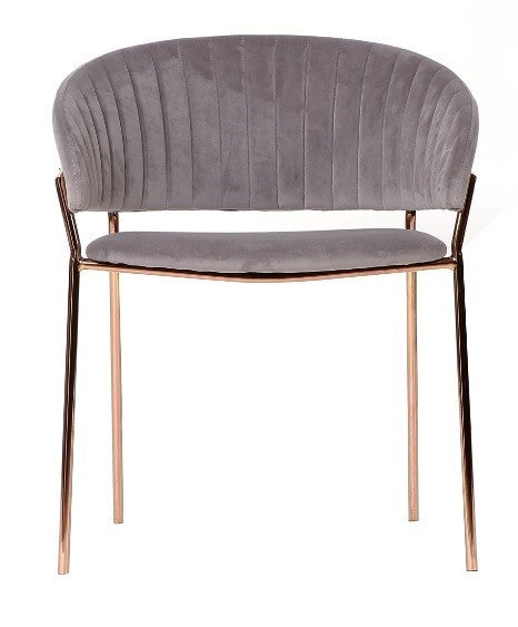 Silla terciopelo gold Arisa