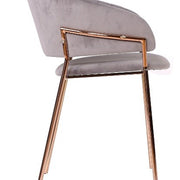 Silla terciopelo gold Arisa