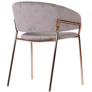 Silla terciopelo gold Arisa