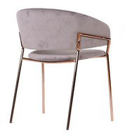 Silla terciopelo gold Arisa