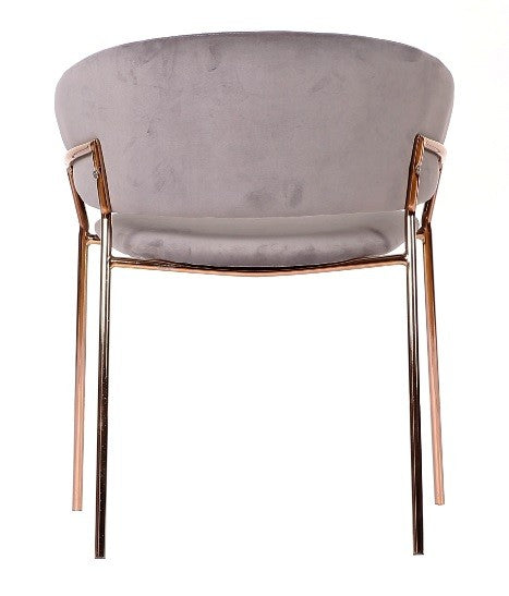 Silla terciopelo gold Arisa