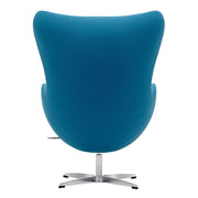 Sillón de diseño Eggo tapizado lana