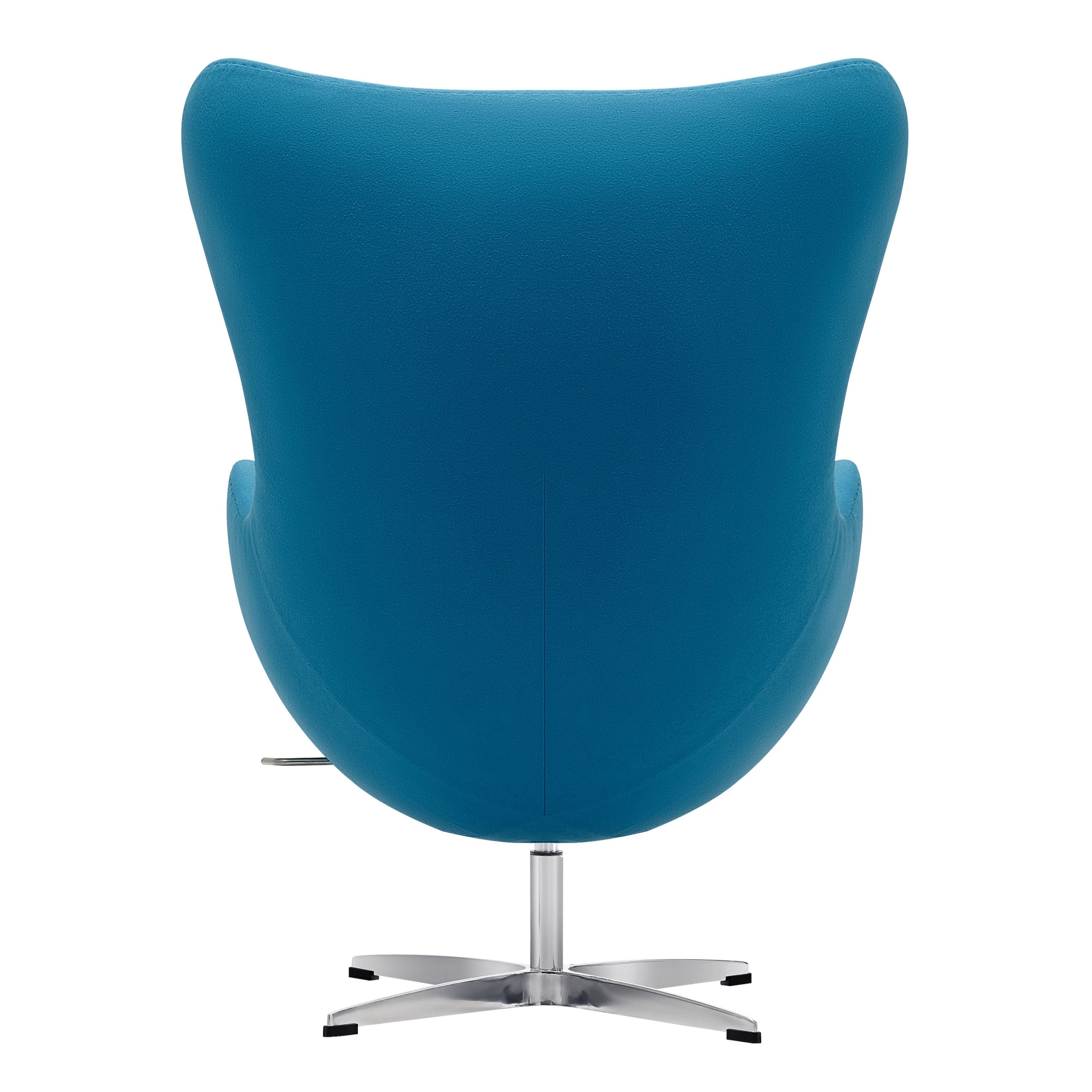 Sillón de diseño Eggo tapizado lana