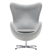 Sillón de diseño Eggo tapizado lana