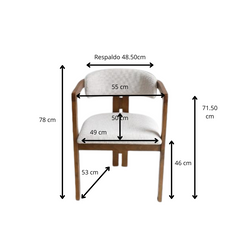 Silla de comedor madera Berta