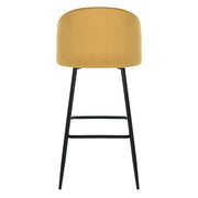 Tabouret de bar en velours Atrio