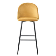 Tabouret de bar en velours Atrio