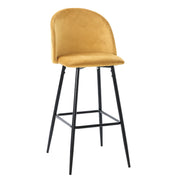 Tabouret de bar en velours Atrio