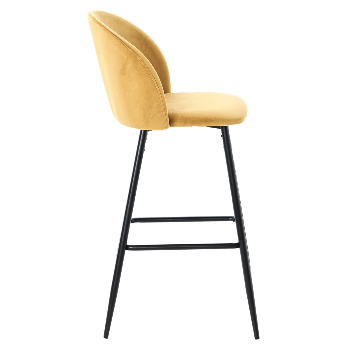 Tabouret de bar en velours Atrio