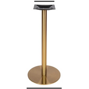 Base de mesa acero inoxidable oro 45 - 50 - 60 cm