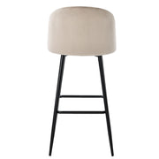 Tabouret de bar en velours Atrio