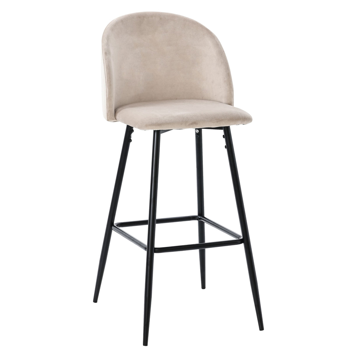 Tabouret de bar en velours Atrio