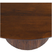 Mesa de comedor redonda de madera de mango Zally