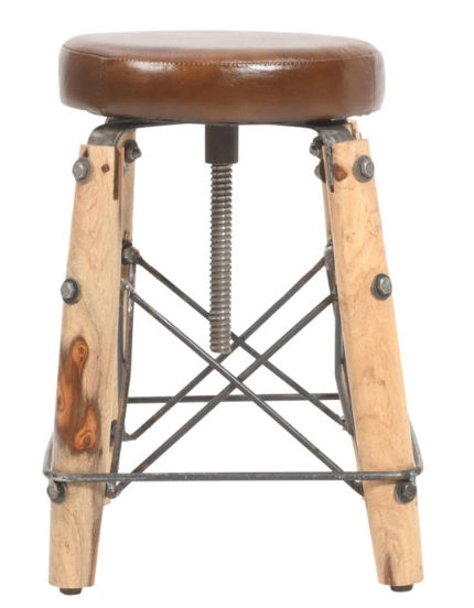 Taburete bajo vintage Sapeli