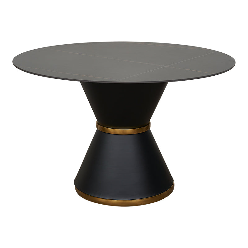 Mesa de comedor piedra sinterizada 130Ø Dak