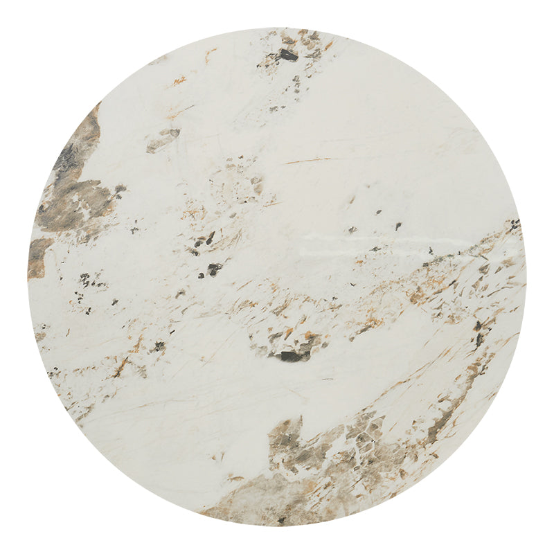 Mesa de comedor piedra sinterizada 130Ø Dak