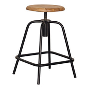 Taburete bajo vintage acero Thyago