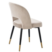 Silla de comedor terciopelo Nadia