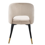 Silla de comedor terciopelo Nadia