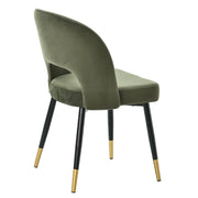 Silla de comedor terciopelo Nadia