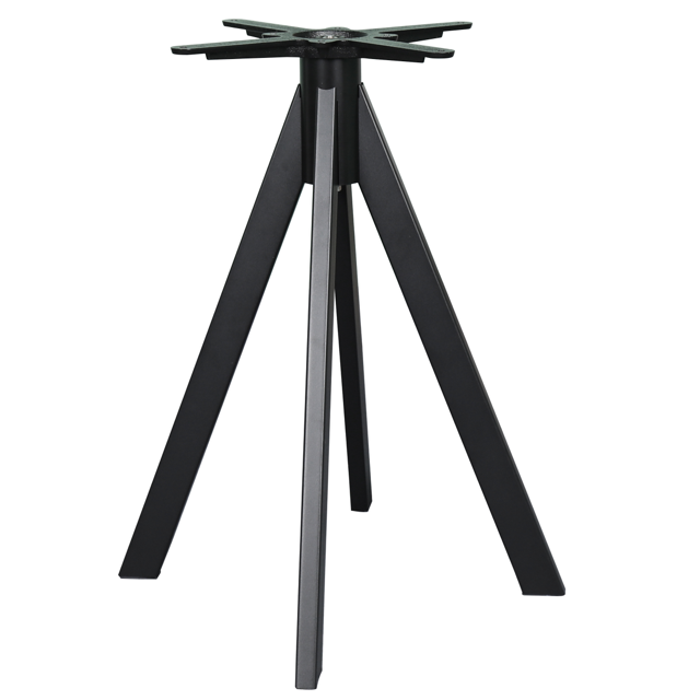 Bases mesa acero negro California 4 patas