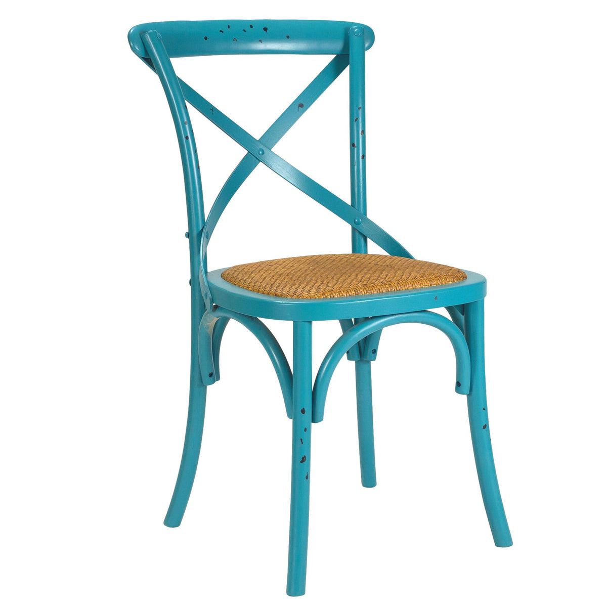 Silla de comedor vintage madera envejecida Tone