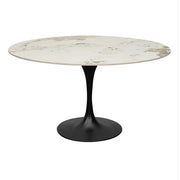 Mesa de comedor piedra sinterizada Tulip negra