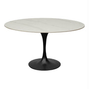 Mesa de comedor piedra sinterizada Tulip negra