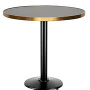 Mesa de bar redonda Melissa aro dorado D60-70
