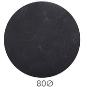 Mesa tulip oro mármol blanco