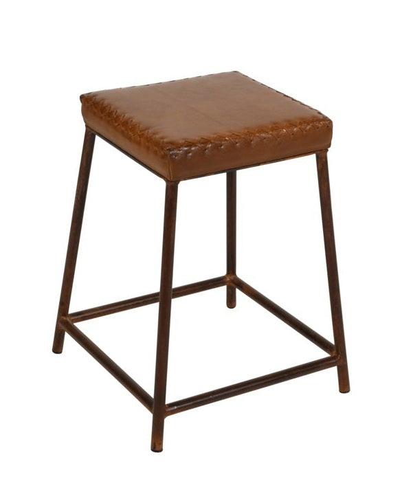 Taburete bajo acero vintage Tell