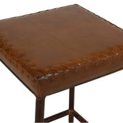 Taburete bajo acero vintage Tell