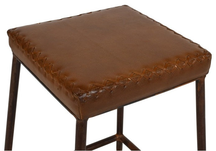 Taburete bajo acero vintage Tell
