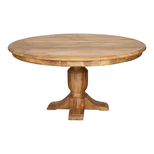 Mesa de comedor redonda 150Ø madera Livin