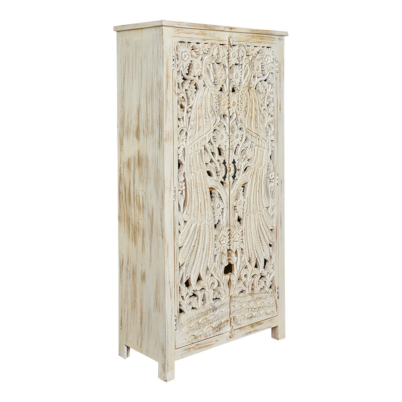 Armario de madera de mango tallado Chirux