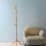 Perchero de pie de madera de haya Rennata