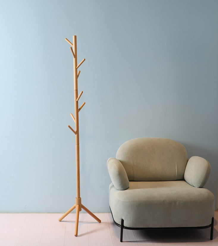 Perchero de pie de madera de haya Rennata