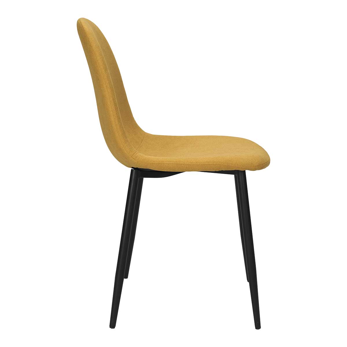 Silla de comedor acero negro tejido Neka