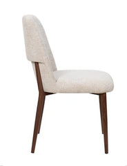 Silla de comedor nórdica Tuila beige