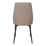 Silla de comedor acero negro tejido Diram