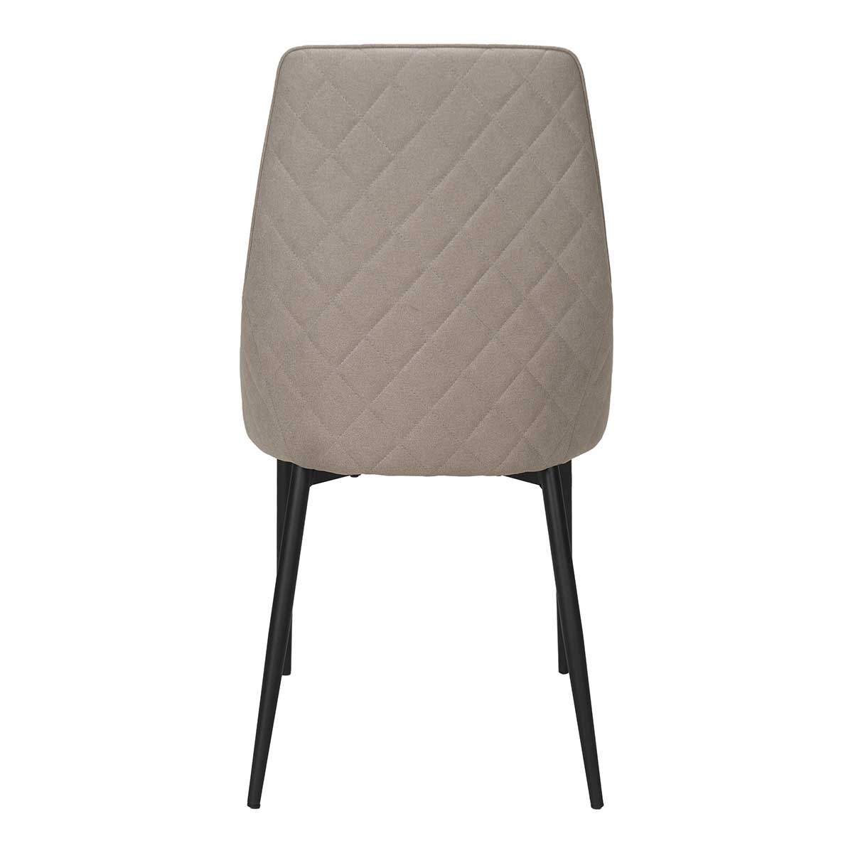 Silla de comedor acero negro tejido Diram