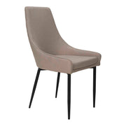 Silla de comedor acero negro tejido Diram