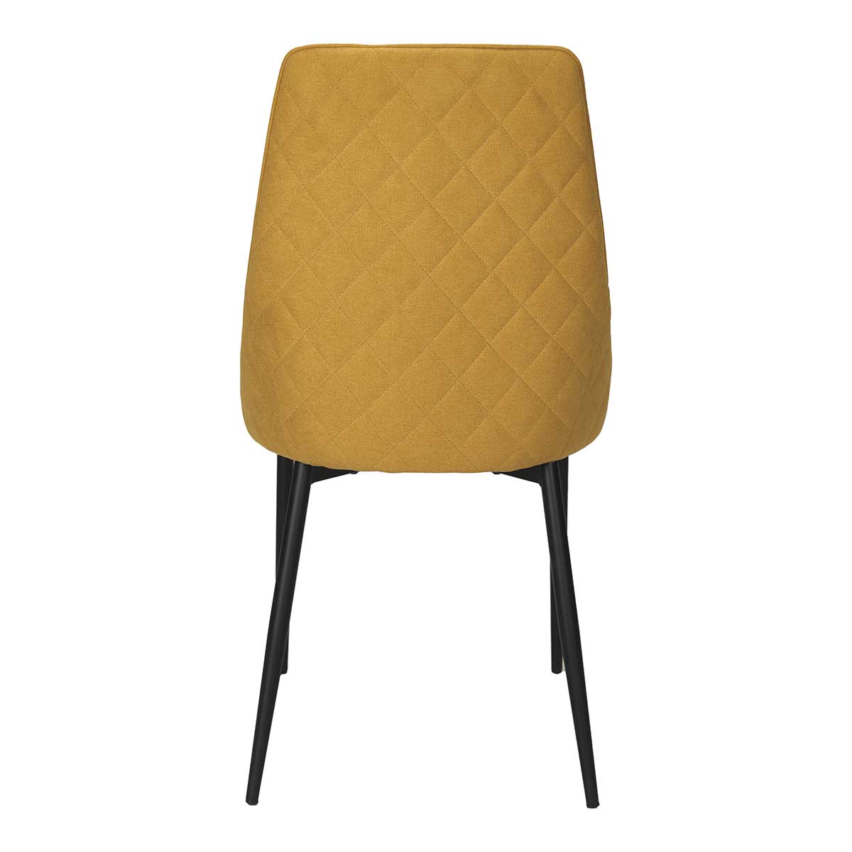 Silla de comedor acero negro tejido Diram