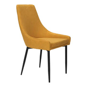 Silla de comedor acero negro tejido Diram