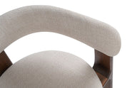 Silla de comedor con apoyabrazos madera fresno Mollang