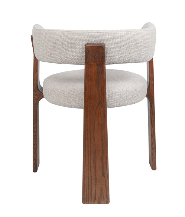 Silla de comedor con apoyabrazos madera fresno Mollang