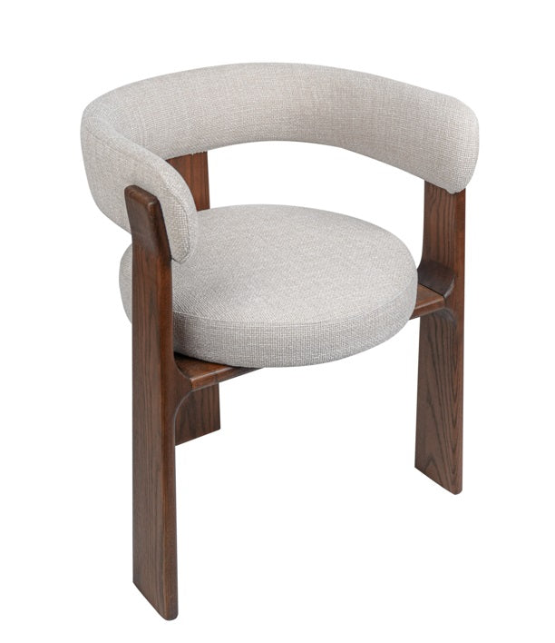 Silla de comedor con apoyabrazos madera fresno Mollang