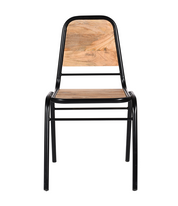 Silla de comedor industrial madera mango Bali