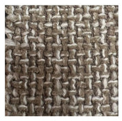Silla de comedor nórdica acero nogal Leisa beige