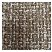 Silla de comedor nórdica acero nogal Leisa beige